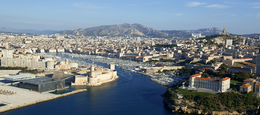 un vacancier à Marseille